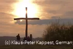 Gipfelkreuz Orenberg bei Sonnenuntergang